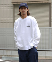 【WEB / FLAG SHOP限定】TES BIG SWEAT 1P EMB CREWNECK /オーバーサイズ・ビッグシルエット・スウェット