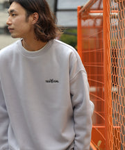 【WEB / FLAG SHOP限定】TES BIG SWEAT 1P EMB CREWNECK /オーバーサイズ・ビッグシルエット・スウェット