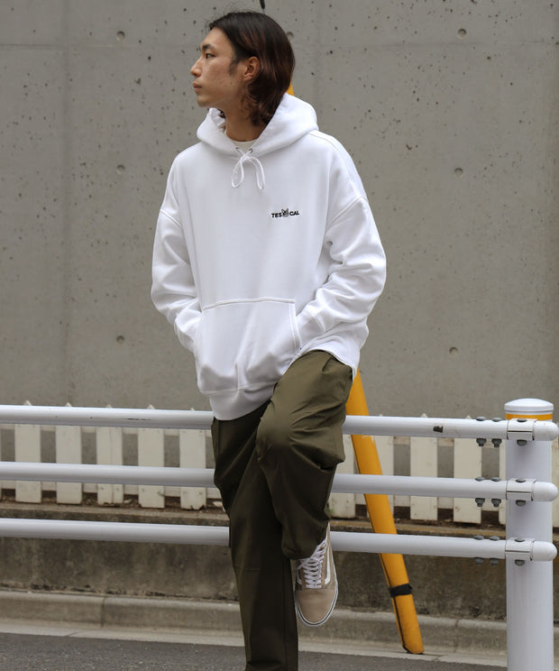 【WEB / FLAG SHOP限定】TES BIG SWEAT 1P EMB PARKA /オーバーサイズ・ビッグシルエット・パーカー
