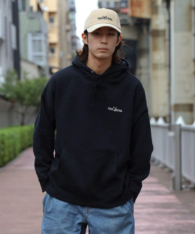 【WEB / FLAG SHOP限定】TES BIG SWEAT 1P EMB PARKA /オーバーサイズ・ビッグシルエット・パーカー