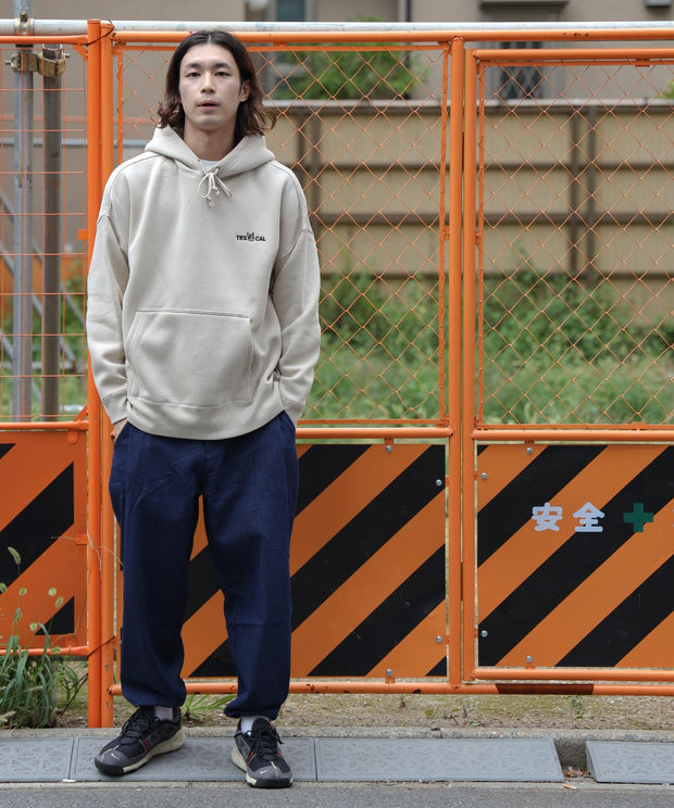 【WEB / FLAG SHOP限定】TES BIG SWEAT 1P EMB PARKA /オーバーサイズ・ビッグシルエット・パーカー