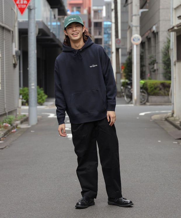 【WEB / FLAG SHOP限定】TES BIG SWEAT 1P EMB PARKA /オーバーサイズ・ビッグシルエット・パーカー