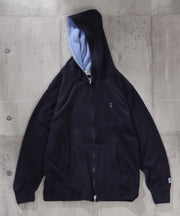 TES COMFORTABLE PILE BUHI EMB ZIP PARKA / パイルジップパーカー