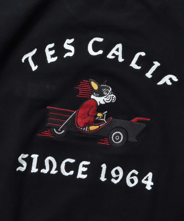 TES HOT ROD BUHI CHAIN EMB BIG T-SHIRT / ビッグシルエットTシャツ 
