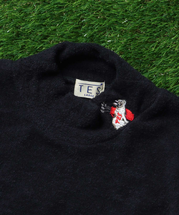 TES-GOLF COMFORTABLE PILE MOC NECK T-SHIRT / モックネックパイルTシャツ