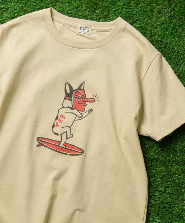 《一部再入荷》TES LUCK-PUSHER T-SHIRT / Tシャツ