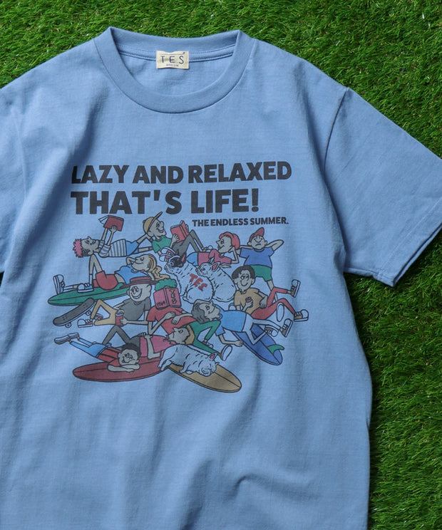 TES ALL STAR "LAZY AND RELAXED" T-SHIRT / Tシャツ