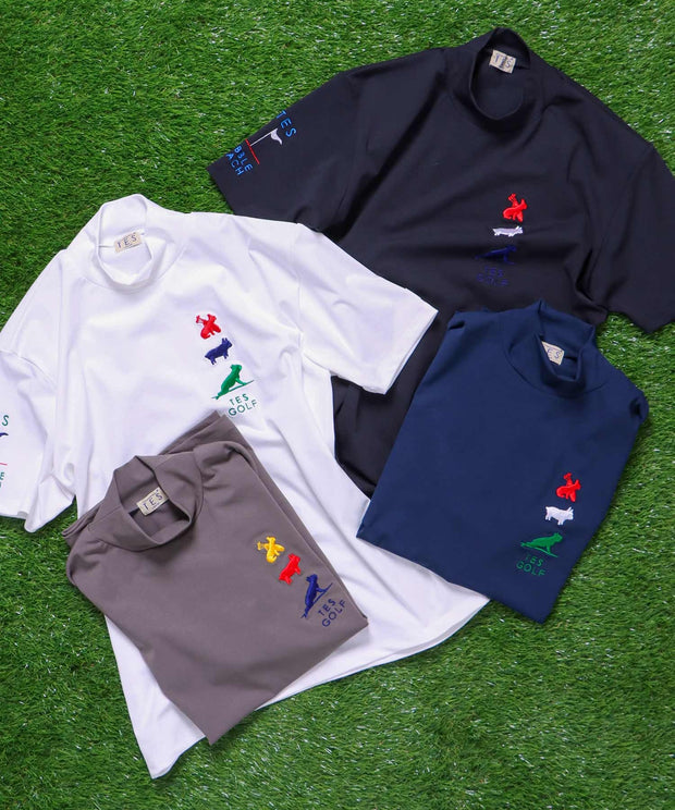 TES GOLF FROSTY STRETCH MOC NECK / モックネックTシャツ – TES | THE