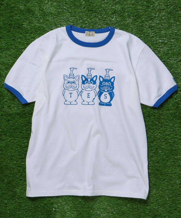 TES BUHI BOYS RINGER T-SHIRT / Tシャツ