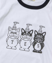 TES BUHI BOYS RINGER T-SHIRT / Tシャツ